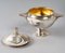 Art Deco Silver Metal Tea Service and Four Room Coffee Maker, Set of 4, Image 5