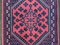 Vintage Tunisian Pink Blue Kairouran Berber Zarbia Rug, Image 8