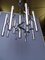 Mid-Century Chrome Tubes Chandelier Ceiling Lamp by Gaetano Sciolari, Image 5