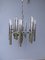 Mid-Century Chrome Tubes Chandelier Ceiling Lamp by Gaetano Sciolari 8