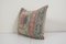 Vintage Oushak Rug Lumbar Pillow, Image 3