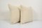 Coussin Kilim Oversize Vintage Blanc, Turquie, Set de 2 3