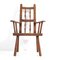Rustic English Oak Country Armchair, 1900s 2