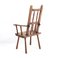 Rustic English Oak Country Armchair, 1900s 7