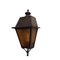 Mid-Century Spanish Iron and Glass Outdoor Sconce 3