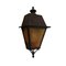 Mid-Century Spanish Iron and Glass Outdoor Sconce 2