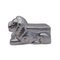 Lion Vintage Peint en Argent 3