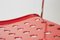Silla de comedor era espacial de metal rojo de Rodney Kinsman para Bieffeplast, 1971. Juego de 5, Imagen 15