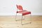 Space Age Red Metal Dining Chair by Rodney Kinsman for Bieffeplast, 1971, Set of 5 7