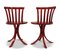 Swedish Red Lacquered Birch Slat Back Dining Chair by Jan Hallberg & Sune Formel for Edsbyverken, 1967 7