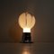 Basic Mazzega Style Table Lamp in Steel With Satin Glass Sphere, 1970s, Image 7