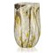 Oval Vase Serenissima Oro Ivory from Murano Glam 1