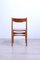 Sedia di design con seduta in pelle marrone, anni '50, Immagine 5