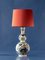 One-of-a-Kind Handcrafted Polychrome Table Vase Margaretha Table Lamp from Antique Royal Delft 1