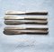Bronze Cutlery by Sigvard Bernadotte for Scanline, 1950s, Set of 22 2
