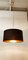 Lackfolie with Gold Interior Silk Cord Suspension Light 3