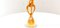 Lámpara de suspensión de cuerda de color de tela con cable de seda dorada, Imagen 7