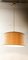 Lampe à Suspension en Tissu avec Décorations Dorées et Câble en Soie Dorée 1