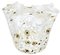 Rialto Ivory Silver Handkerchief Vase from Murano Glam, Image 1