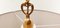 Yellow Gold Fabric Suspension Light with Gold Silk Cable, Image 2