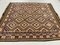 Grand Tapis Kilim Vintage en Laine Marron Noir 3