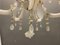 Italian White Opaline Glass Chandelier, Image 10