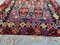 Großer türkischer Vintage Kelim Teppich aus Wolle in Rot, Schwarz & Gold 10