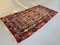 Large Vintage Turkish Red Black Gold Colorful Wool Kilim Rug 2