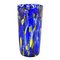 Blue Murano Vase Serenissima Gold from Murano Glam, Image 1