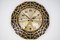 Mid-Century Modern Spider Web Wall Clock in Brass from Pallas, 1960s 1