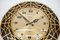 Mid-Century Modern Spider Web Wall Clock in Brass from Pallas, 1960s 4