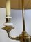 Französische Messing und Porzellan Bouillotte Stehlampe 14