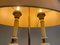 Französische Messing und Porzellan Bouillotte Stehlampe 8