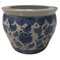 Chinesisches Jardiniere Porzellan mit Crisantemos in Blau, 1920er, 2er Set 5