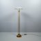 Futuristic German Frosted Glass Floor Lamp from Wofi, 1980s 3