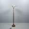 Futuristic German Frosted Glass Floor Lamp from Wofi, 1980s 6