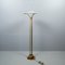 Futuristic German Frosted Glass Floor Lamp from Wofi, 1980s 4