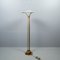 Futuristic German Frosted Glass Floor Lamp from Wofi, 1980s, Image 4