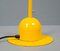 Lámpara de pie de acero amarillo, años 80, Imagen 8