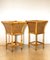 Austrian Straw and Bamboo Side Tables, 1970s, Set of 2 2