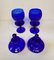 Large Murano Blue Glass Vases, 1960s, Set of 2, Image 2