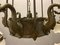 Italian Liberty Chandelier in Bronze, 1940s 9