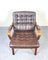 Leather Lounge Chairs from G-Möbler, Sweden, 1970s, Set of 2 3