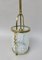 Art Nouveau Brass Ceiling Light 9