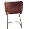 Mid-Century Modern French Chrome-Plated Metal & Brown Leather Chairs by Pascal Mourgue for Mobelical, Set of 2 3
