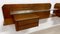 Italienische Mid-Century Teak Wandkonsole von Gianni Moscatelli, 1960er, 2er Set 19