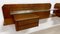 Mid-Century Italian Teakwood Floating Wall Console by Gianni Moscatelli, 1960s, Set of 2 19