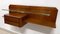 Mid-Century Italian Teakwood Floating Wall Console by Gianni Moscatelli, 1960s, Set of 2, Image 7