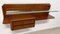 Mid-Century Italian Teakwood Floating Wall Console by Gianni Moscatelli, 1960s, Set of 2 13