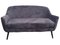 English Grey Velvet Two Seat Sofa, 2000s 3